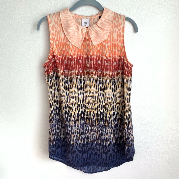 CAbi | Love Blouse Sleeveless Ombré Top - Picture 3 of 7